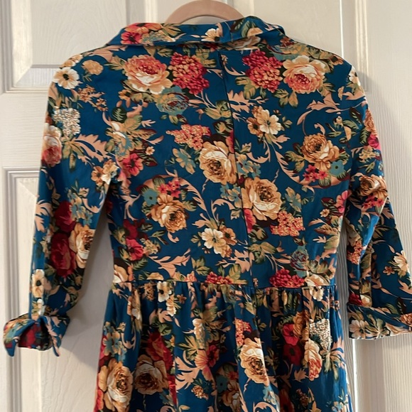 Mixinni Floral Wrap Dress Size M - Picture 6 of 10
